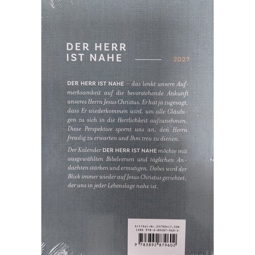 Der Herr ist Nahe boekkalender 2027