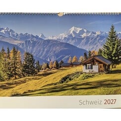 Zwitserse posterkalender 2027 Duits