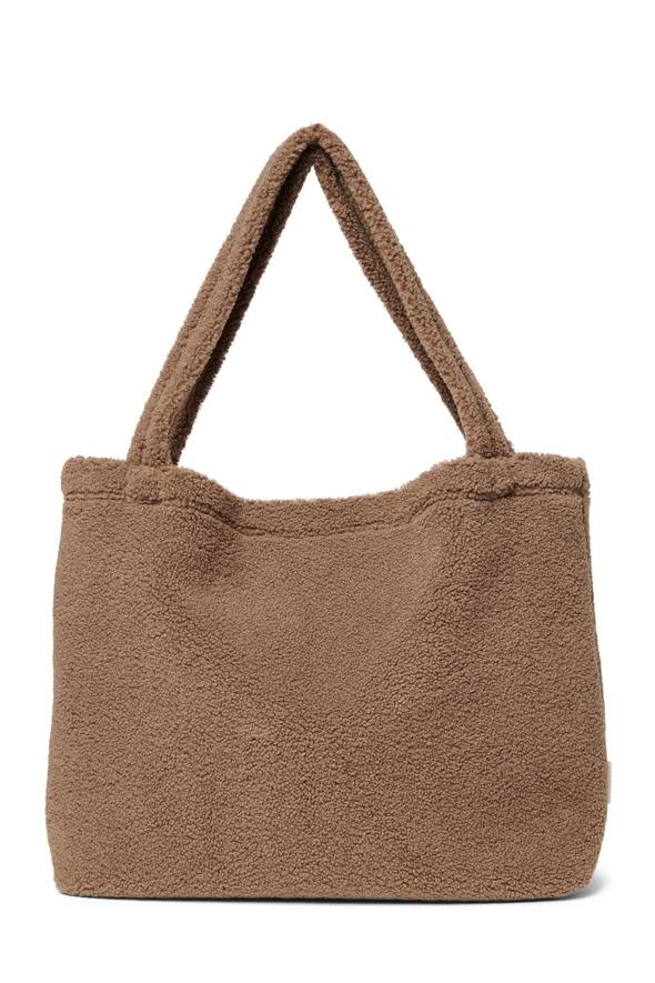 Brown teddy mom bag-1