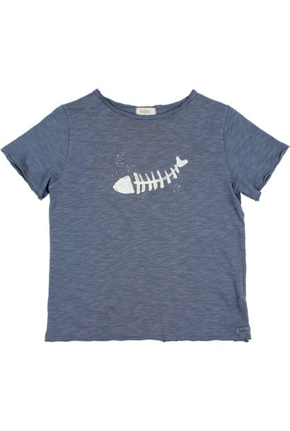 Fish t-shirt blue