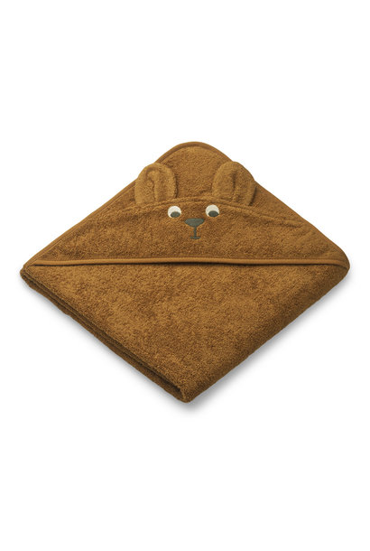 Augusta hooded towel kangaroo golden caramel