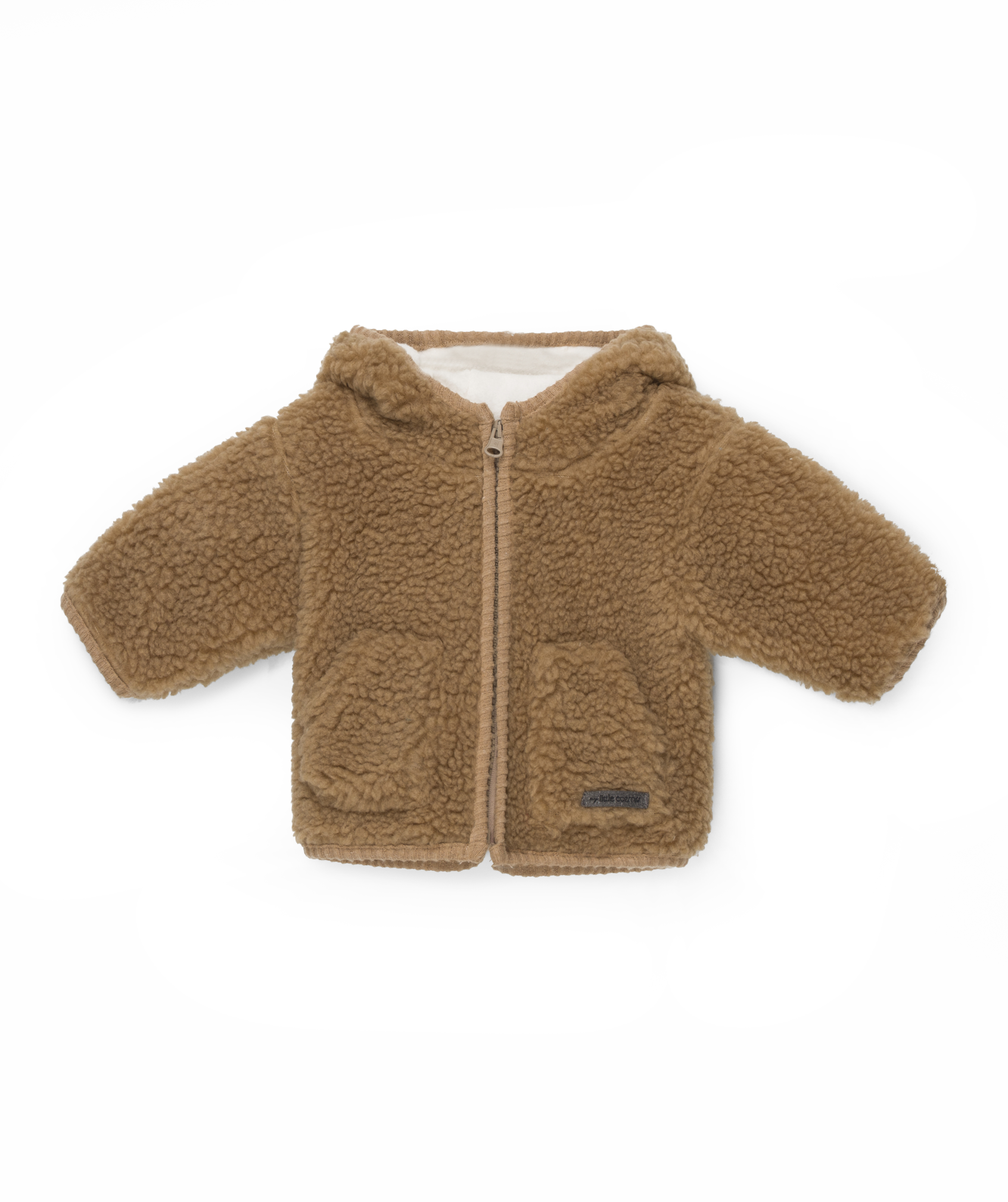 Clef faux shearling baby jacket-1