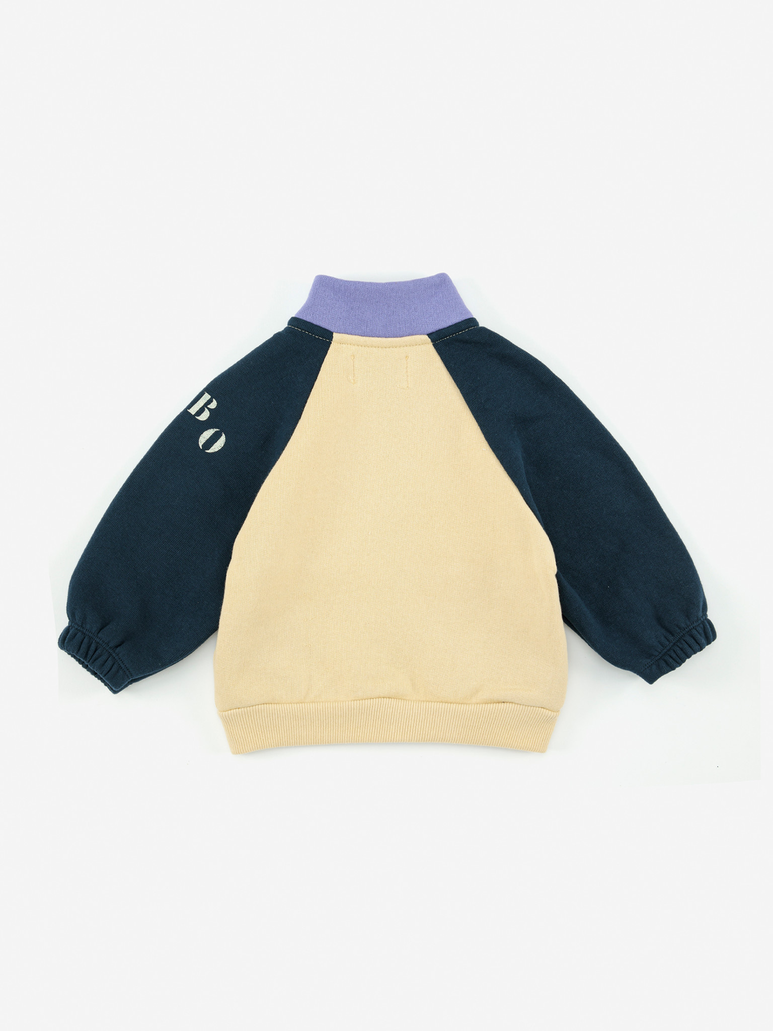 Bobo diagonal color block sweatshirt-2