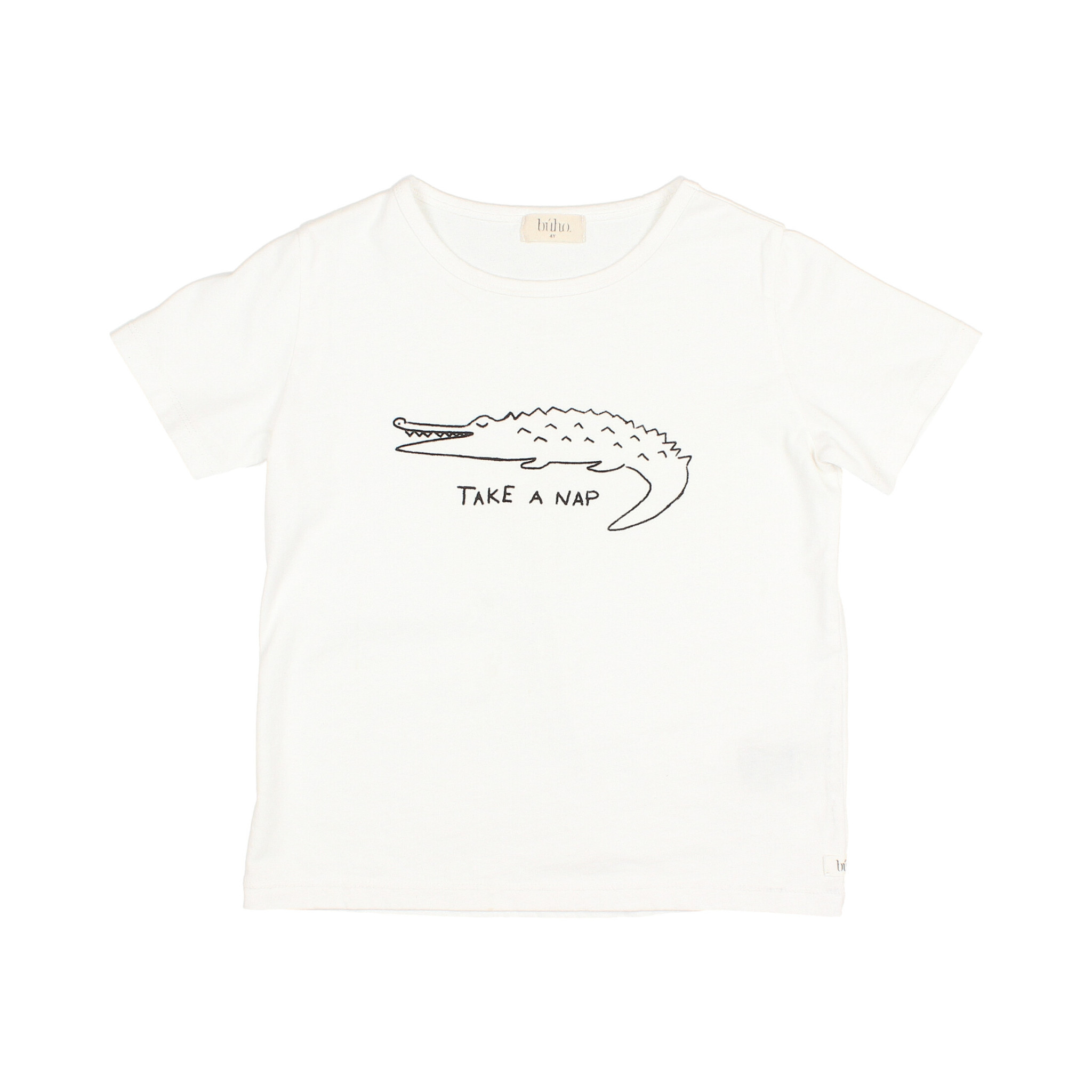 Crocodile t-shirt white-1