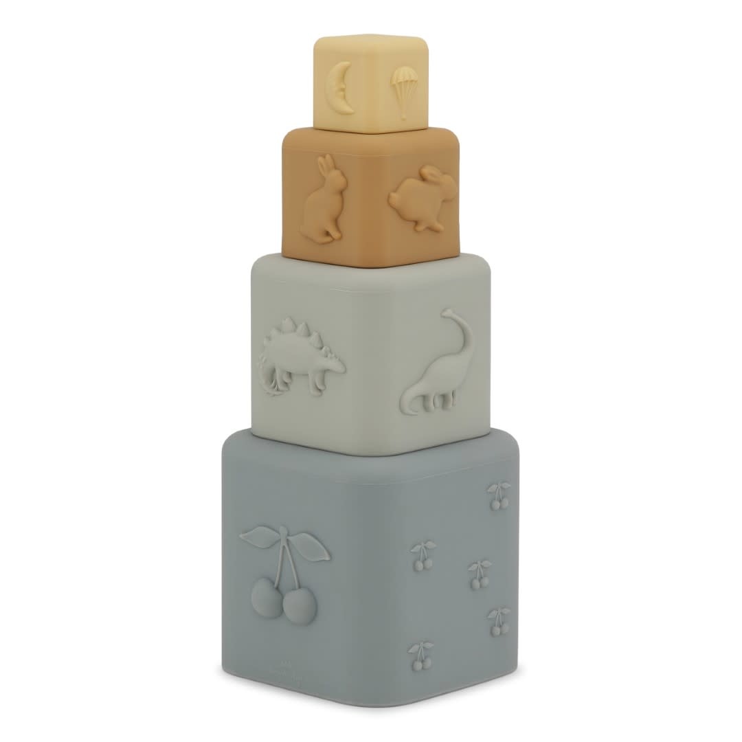 Silicone stacking tower quarry blue-3