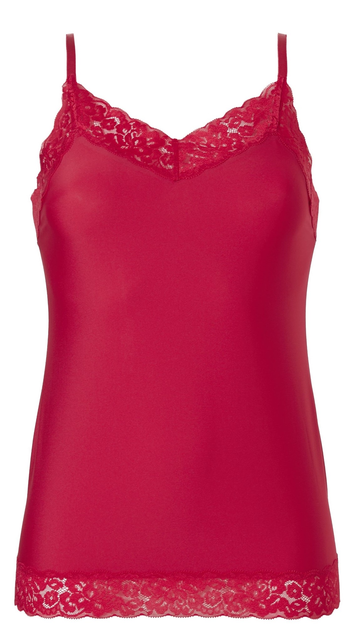 Ten Cate Ten Cate Secrets spaghetti top lace S-XL scarlet