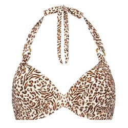 Leopard Love padded bikinitop met beugel C-E