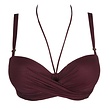 PrimaDonna SWIM Prima Donna Swim Dalyan strapless bikini C-F wine