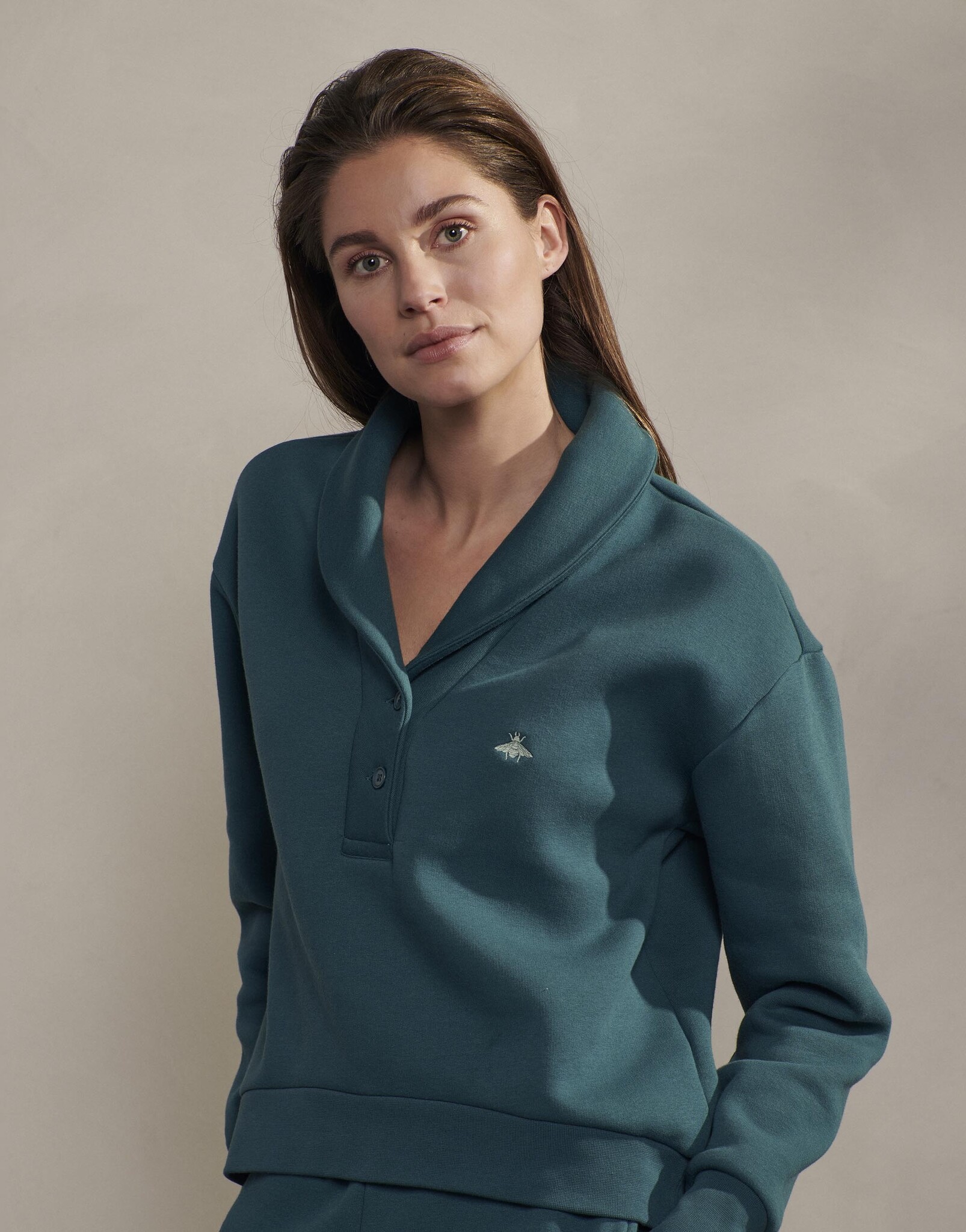 Essenza  Essenza Febe sweater L deep sea blue (groen)