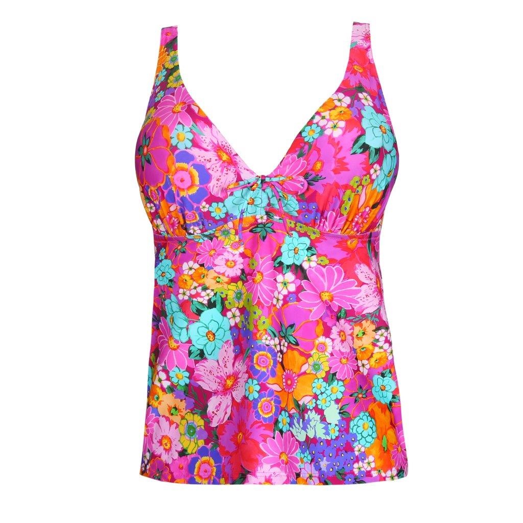 PrimaDonna SWIM Prima Donna Swim Najac plunge tankini halve cup C-G Floral Explosion