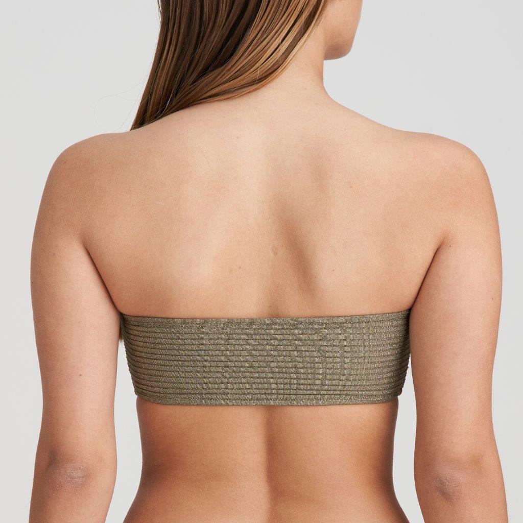 Marie Jo SWIM Marie Jo Swim Tinjis strapless mousse top A-D golden olive