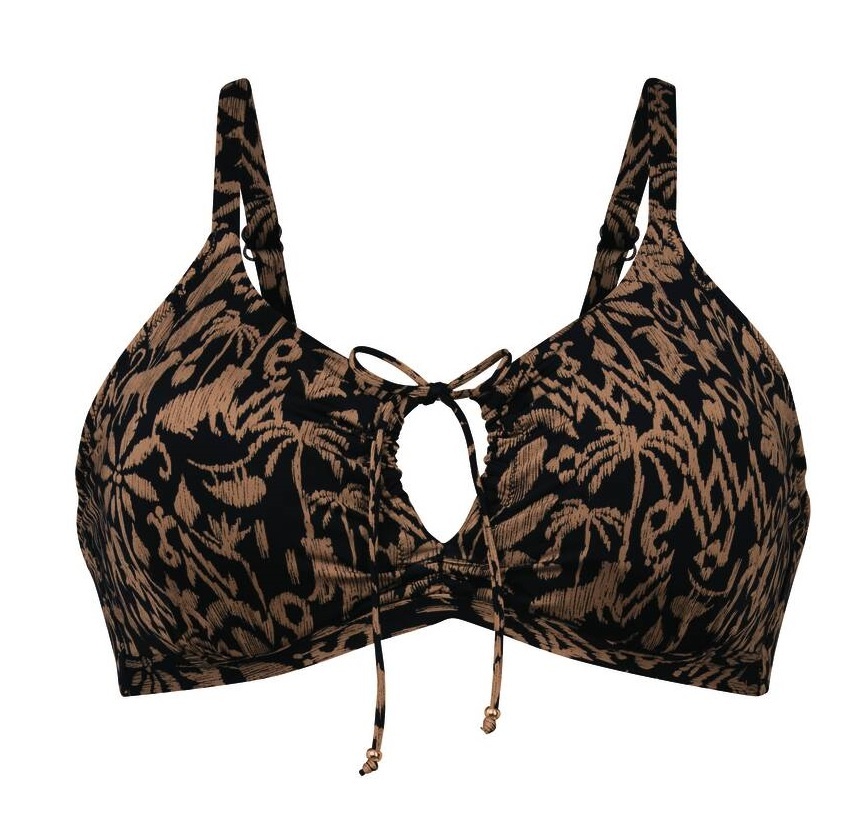 Anita Rosa Faia Sara padded bikini top C-H safari