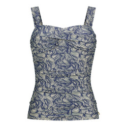 Tankini padded 36-46 abstract loop