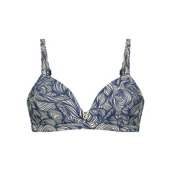 Bikini top padded B-D abstract loop