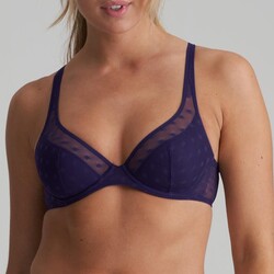 Tulio plunge bh halve mousse A-F majestic purple