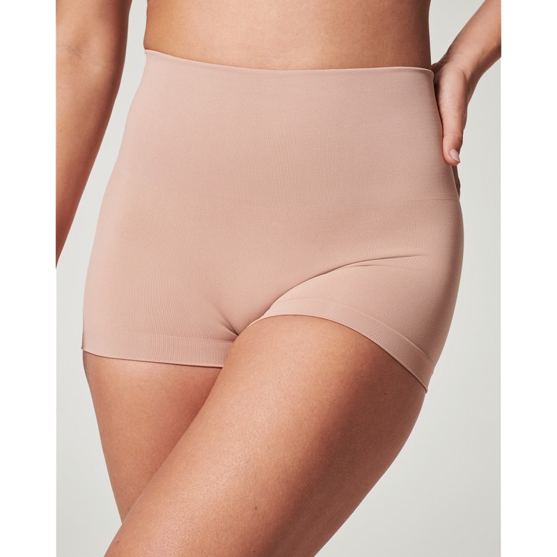 Spanx Spanx Ecocare seamless shaping boyshort S-XL toasted oatmeal