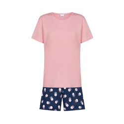 Scribbled Dots pyjama 40-44 deep marine