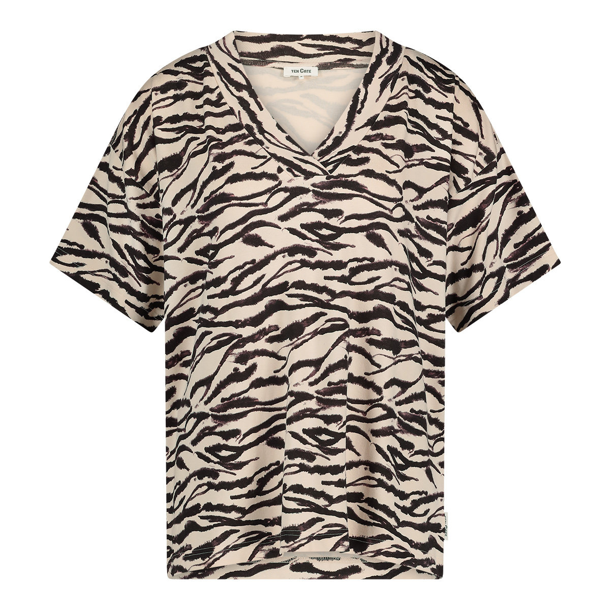 Ten Cate Ten Cate Pyjama korte mouw M-L zebra mauve