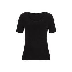 superfine organic t-shirt ronde hals 36-48 zwart