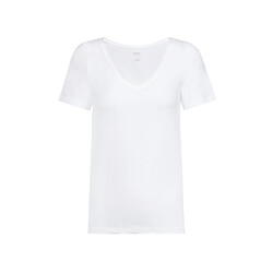 superfine organic t-shirt V- hals 36-48 wit