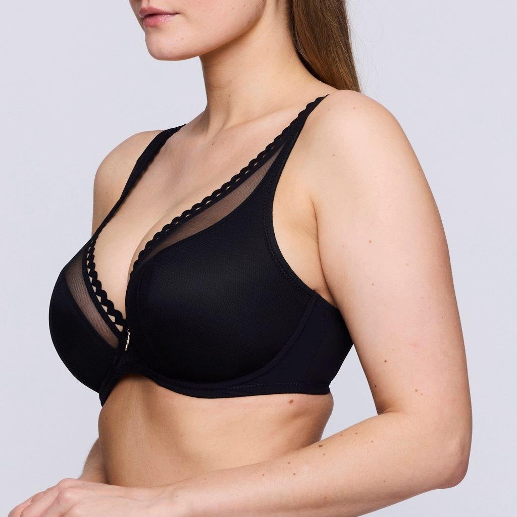 PrimaDonna Twist Prima Donna Twist Vivgirl plunge bh halve mousse C-G zwart