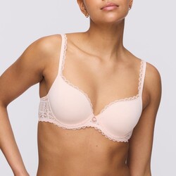 Jadei mousse hart A-E glossy pink