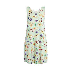 Bibi Fiorre mouwloos nachthemd S-M subtle green