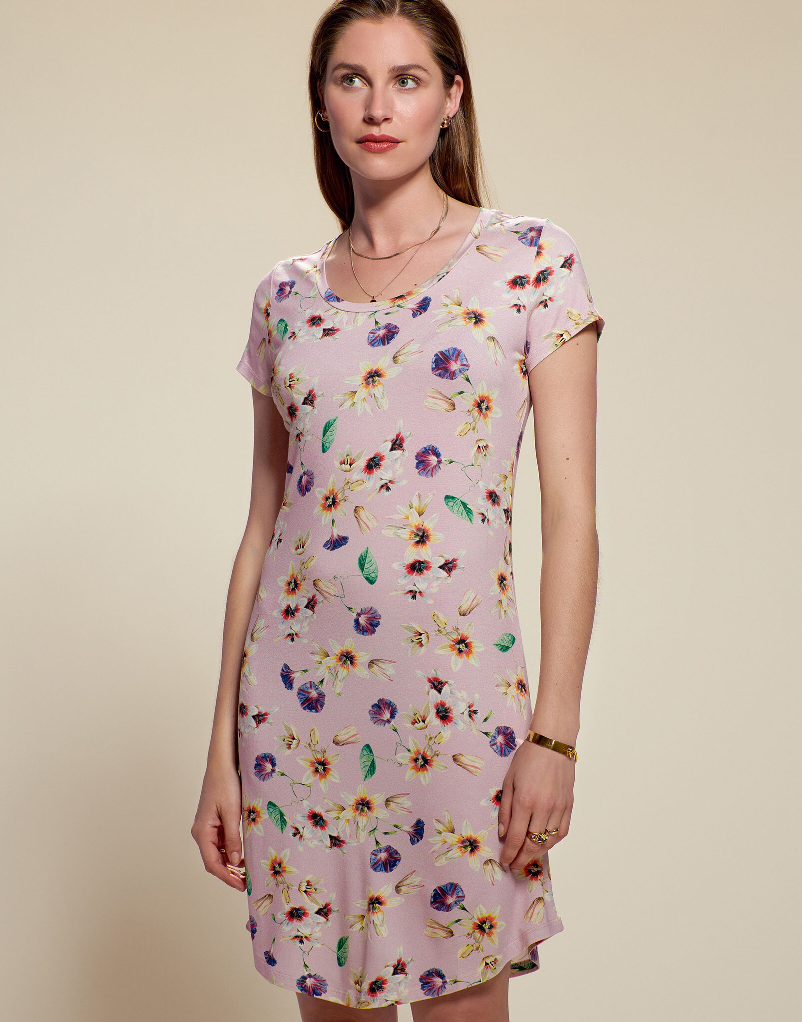 Essenza  Essenza Isa Fiorre nachthemd L-XXL pale lilac