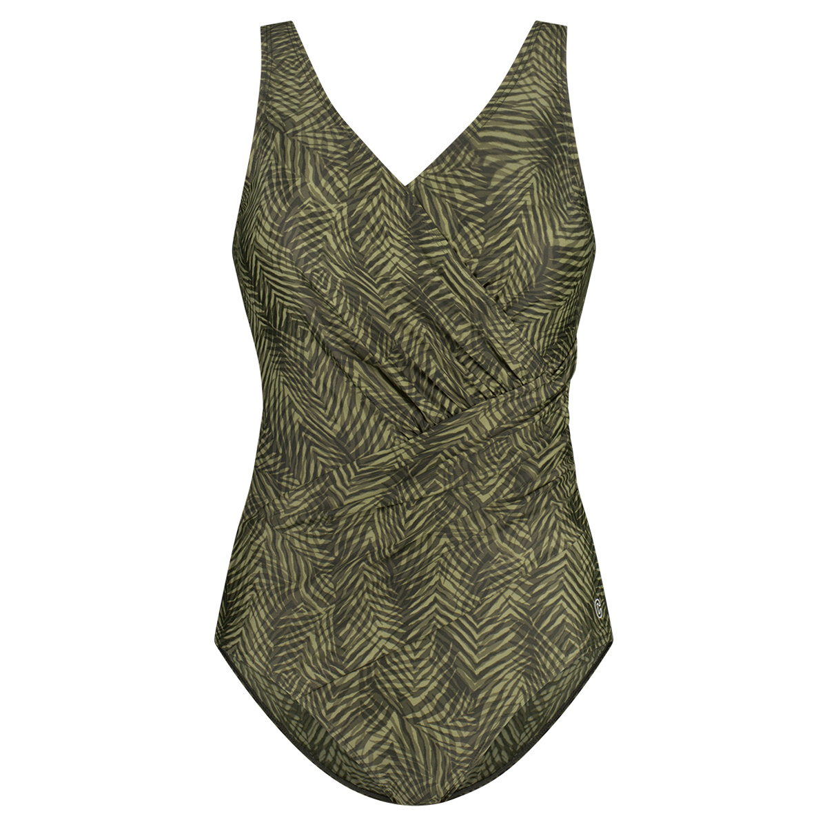 Ten Cate Ten Cate Badpak met overslag  40-42  summer leaves green