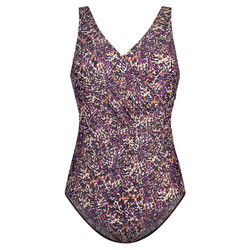 Badpak met overslag  38 amora purple