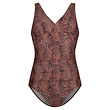 Ten Cate Ten Cate Badpak met overslag  38-40 summer leaves navy