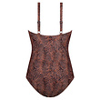 Ten Cate Ten Cate Badpak met overslag  36-40 summer leaves navy