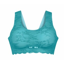 Essentials Lace bralette S-XXL light smaragd