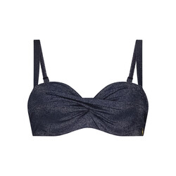 Twisted bikini top B-F royal blue