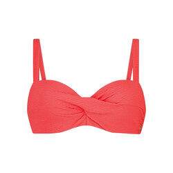 Twisted bikini top B-E sunset neon