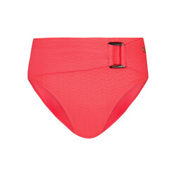 Buckle bikini bottom 36 sunset neon