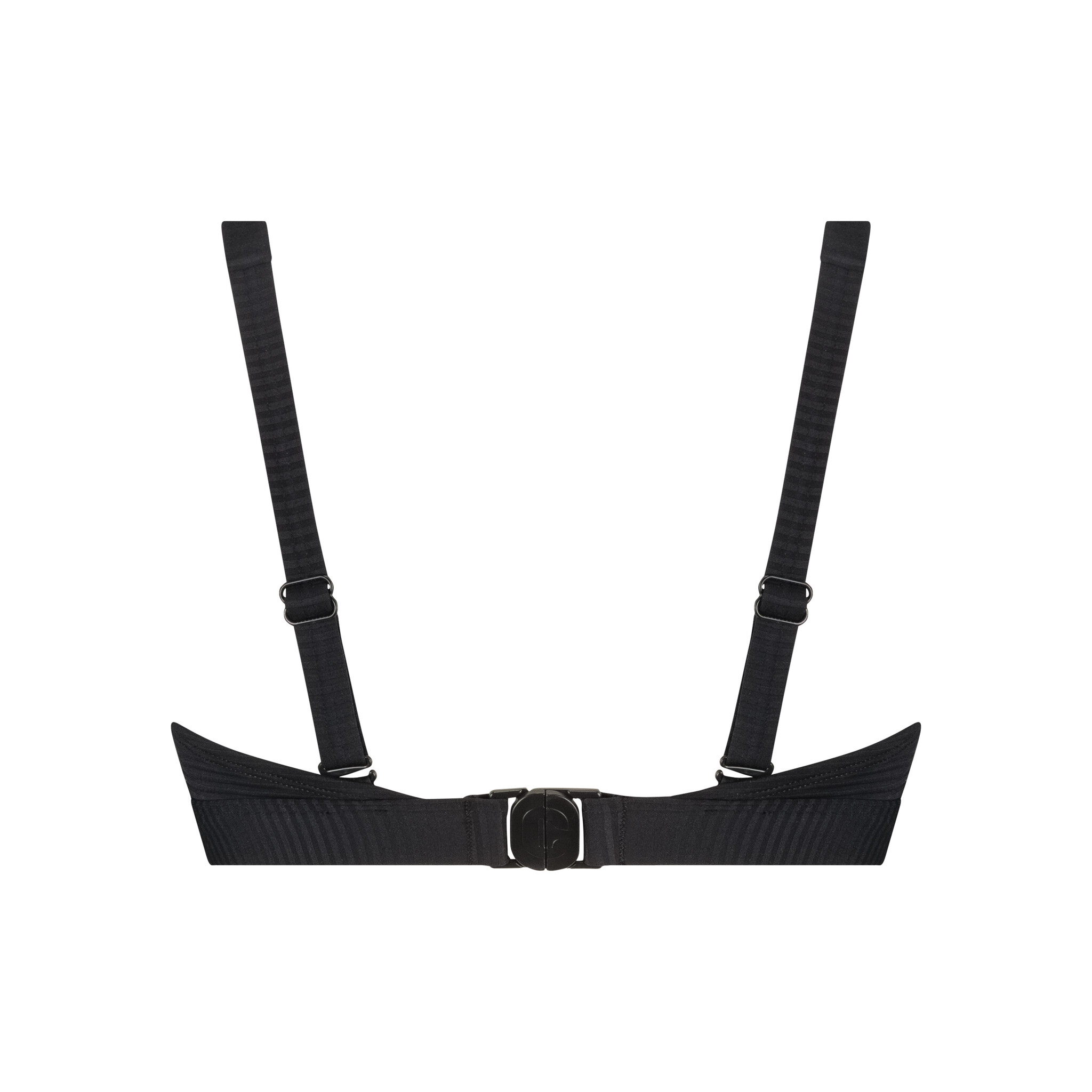 Ten Cate Ten Cate Triangle buckle push-up bikini top D42 zwart