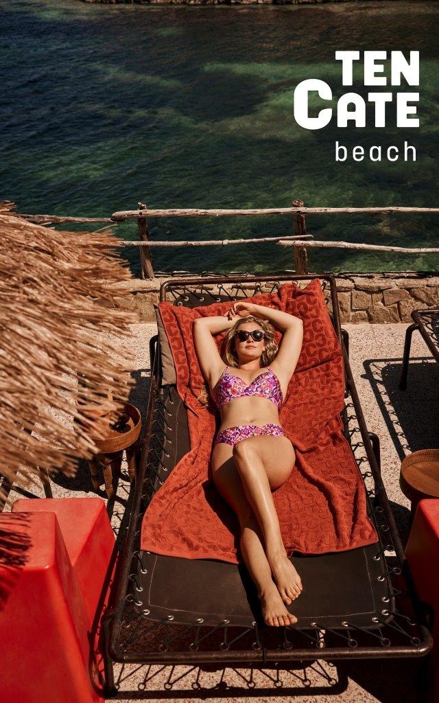 Ten Cate Ten Cate Beach Badlaken kleur brown 100x180 cm
