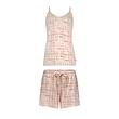 Ten Cate Ten Cate Pyjama set v-neck lace S-XL powder blush batik