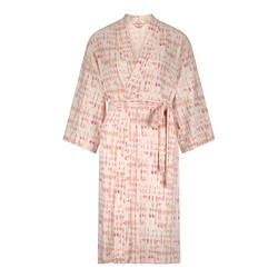Badjas S-XL powder blush batik