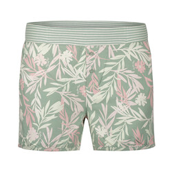 Dames Pyjama Short Bloemen S-XXL groen