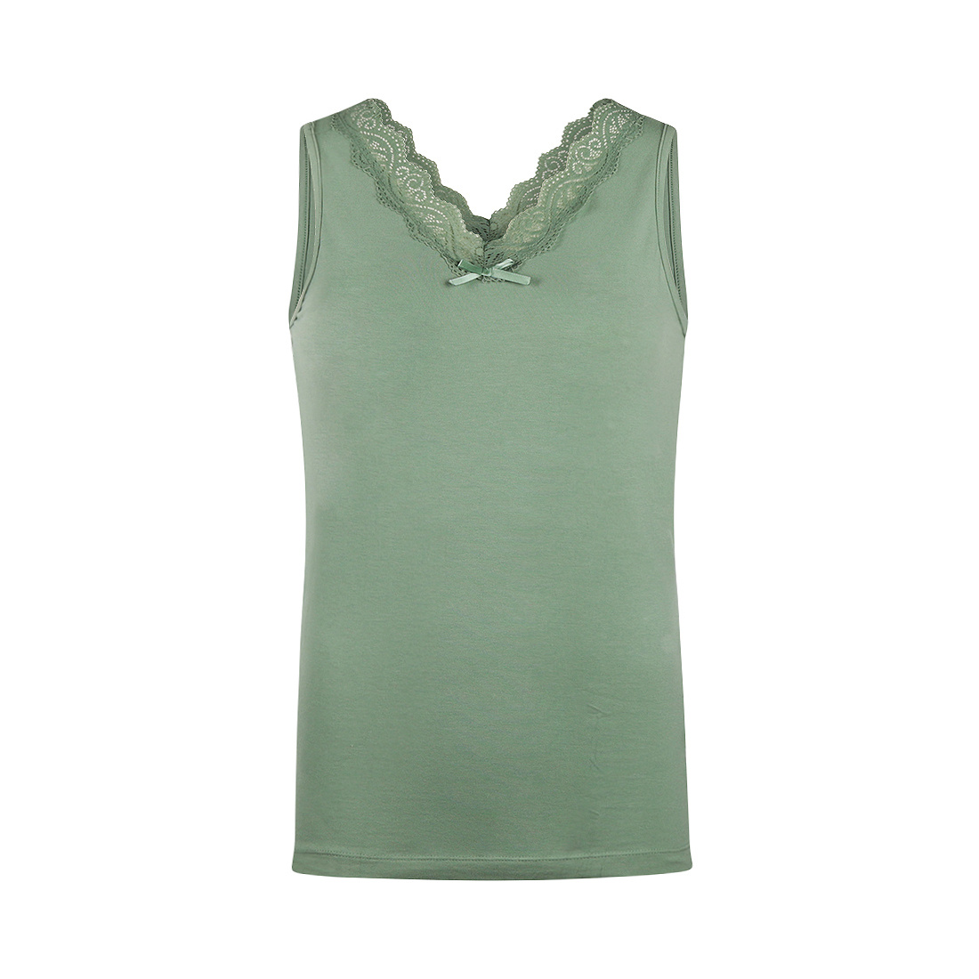 Charlie Choe Charlie Choe Dames Pyjama Lace Top S-XXL groen