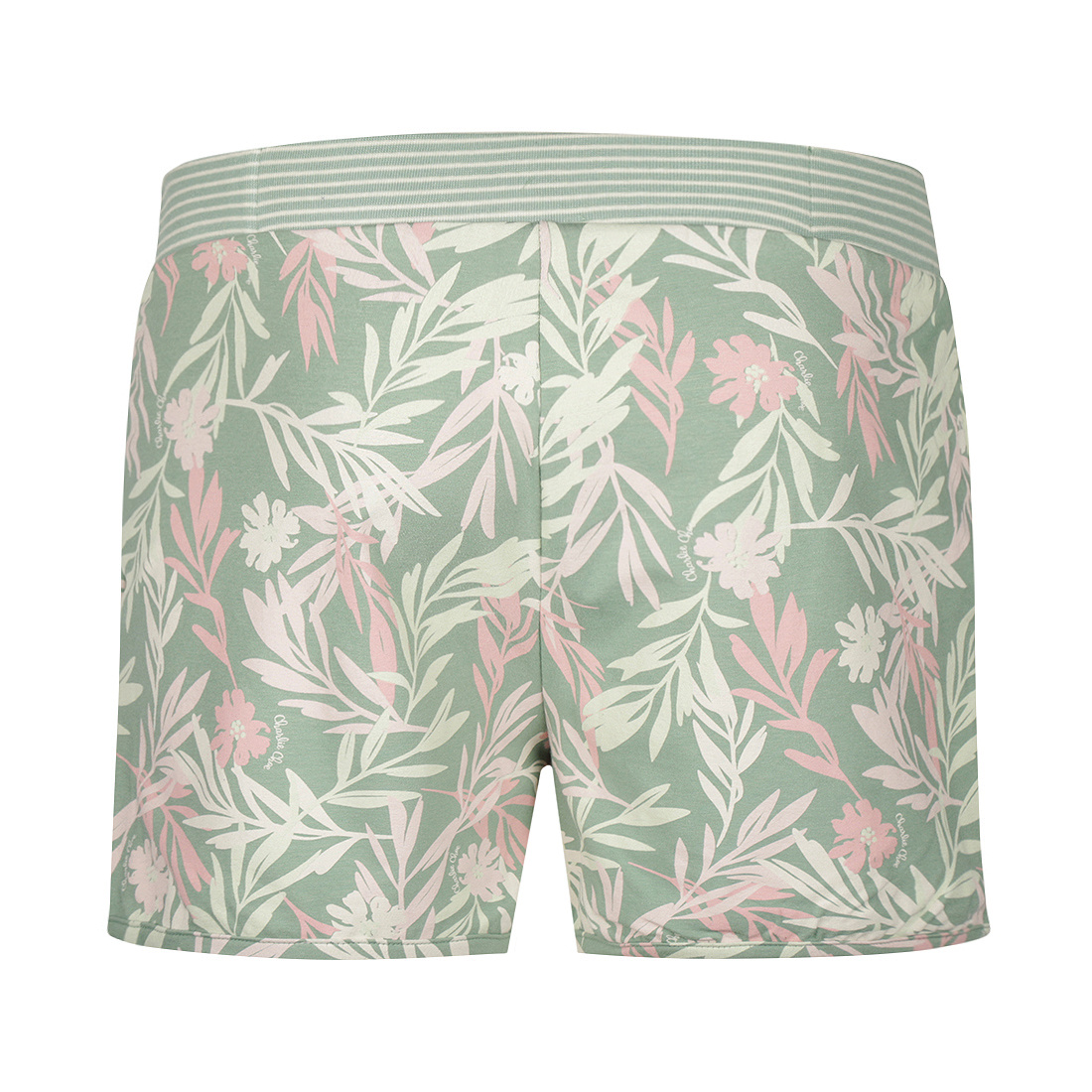 Charlie Choe Charlie Choe  Dames Pyjama Short Bloemen S-XXL groen