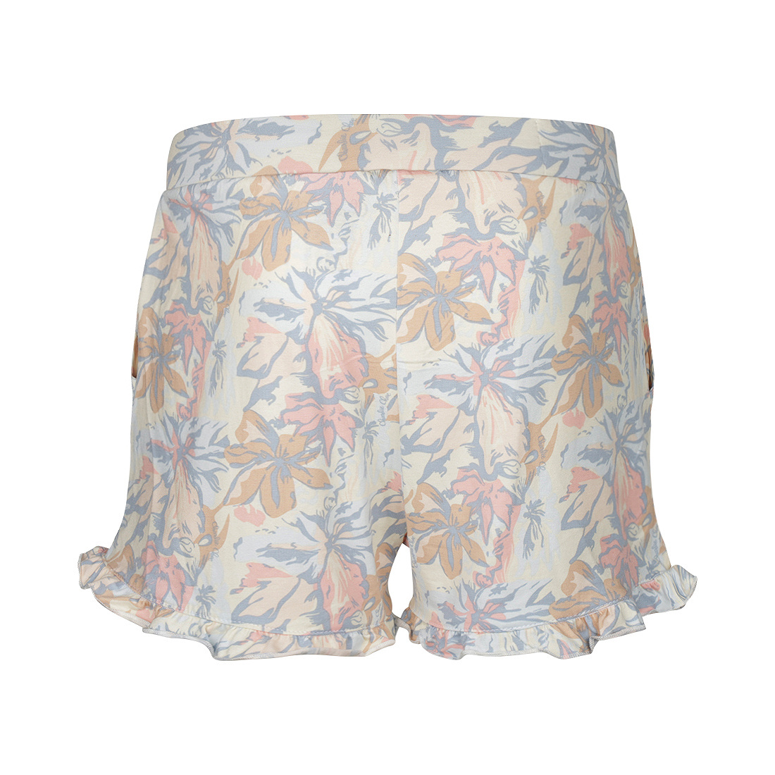 Charlie Choe Charlie Choe Dames Short Ruffle bloemen L-XXL off white