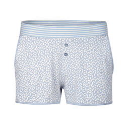 Dames Pyjama Short  Sprinkles XS-XL lichtblauw