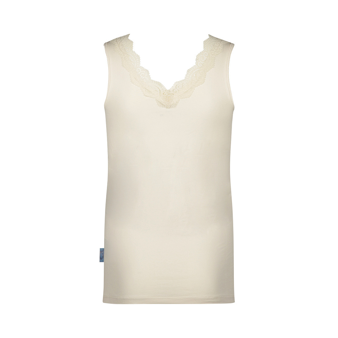 Charlie Choe Charlie Choe Dames Pyjama Lace Top S- XL off white