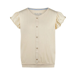 Dames Boxy Pyjama T-shirt L-XL off white