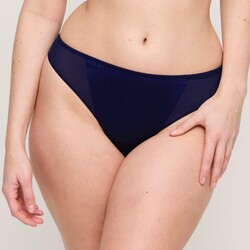 Knokke string 36-46 saffier blauw