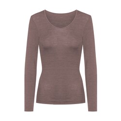 Wool Love shirt long sleeve 38-44 milk 'n coffee