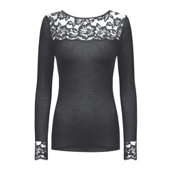 Wool Love shirt long sleeve L-XL thunder grey